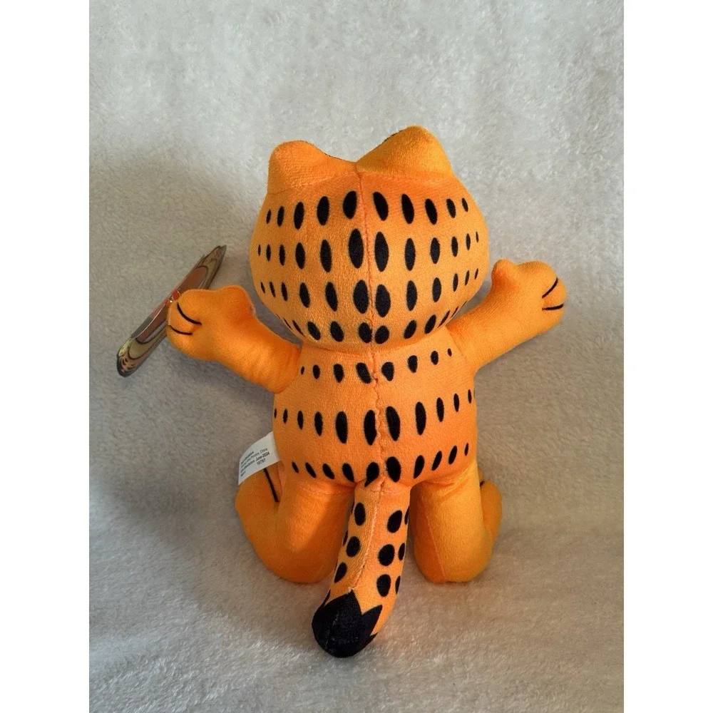 Toy Factory Garfield Orange Neon Plush Stuffed Animal Toy 9